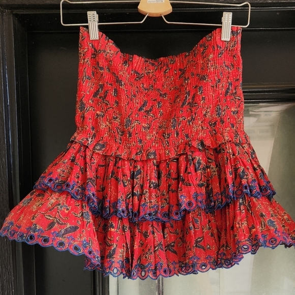ISABEL MARANT‎ "Naomi" Smocked Mini Skirt - Picture 4 of 7
